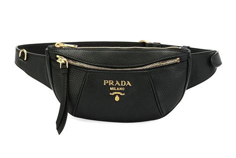 prada flat fanny pack|prada nylon belt bag women's.